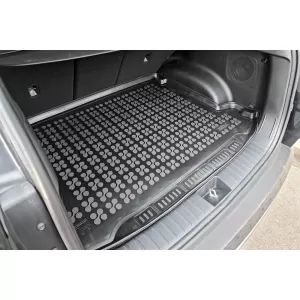 Rubber trunk mat by Rezaw-Plast suitable for Hyundai Tucson after 2020, version with adjustable trunk floor-image-6217506