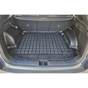 Rubber trunk mat by Rezaw-Plast suitable for Hyundai Tucson after 2020, version with adjustable trunk floor-image-6217508