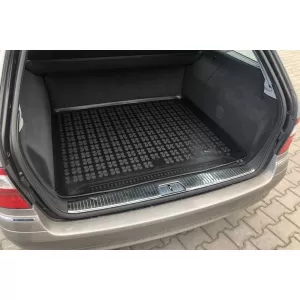 Rubber trunk mat by Rezaw-Plast suitable for Mercedes E class W211 wagon 2003-2009 short wheelbase