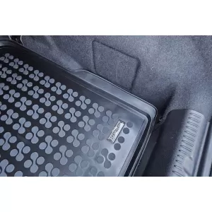 Rezaw-Plast gumis csomagtértálca Mercedes EQE V295 2022-től, 4x4, 4x2 elektromos változat, állítható csomagtérpadlóval, csomagtérpadló alatti tárolórekesszel-image-6217851