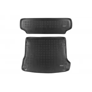Rubber trunk mats by Rezaw-Plast suitable for Dacia Logan MCV, Wagon 2006-2013, set of 2 pieces