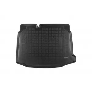 Rubber trunk mat by Rezaw-Plast suitable for Seat Leon hatchback 2013-2020 with 3 doors
