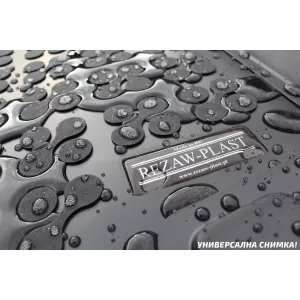Rubber trunk mat by Rezaw-Plast suitable for Skoda Karoq after 2017 with small spare wheel