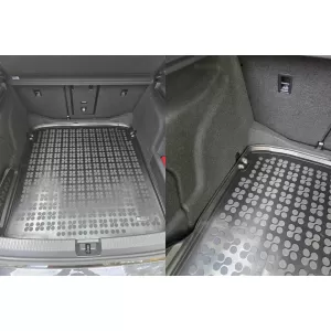 Rezaw-Plast gumi csomagtértálca Skoda Superb Liftback 4x4 2024-tól, állítható csomagtérpadlóhoz, 1 darabos, fekete-image-6218623