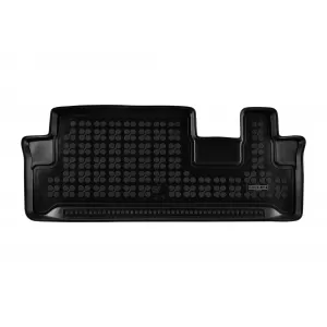 Rubber trunk mat by Rezaw-Plast suitable for Peugeot Traveller, Toyota Proace Verso, Citroen Spacetourer after 2016, Opel Zafira Life after 2019, version Compact, 8-9 seats