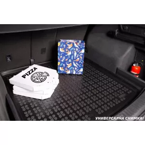 Rezaw-Plast gumis csomagtértálca Toyota Highlander VI XU70 2019-től, 7 óléses, lehajtott 3. óléssorhoz-image-6218914