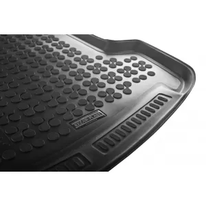 Rubber trunk mat by Rezaw-Plast suitable for Mazda CX-3 after 2015 with the trunk floor in the upper position for trunk
