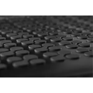 Rubber trunk mat by Rezaw-Plast suitable for Mitsubishi Outlander 2012-2021, 5 seats, with or without subwoofer, with standard spare wheel