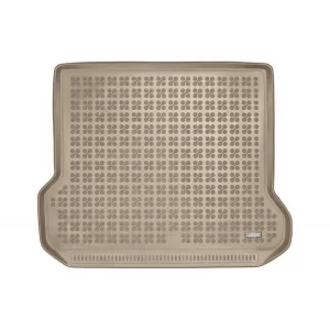 Rubber trunk mat by Rezaw-Plast suitable for Volvo V70, XC70 2007-2016, beige