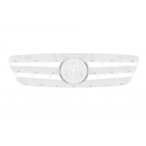 Chrome/white grille suitable for Mercedes C-Class W203 2000-2007