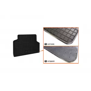 Mochete din cauciuc specifice, potrivite pentru Skoda Fabia 2007-2014, set de 4 piese, culoare neagră-image-6220260