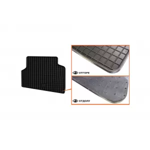 Mochete din cauciuc specifice, potrivite pentru Skoda Fabia 2007-2014, set de 4 piese, culoare neagră-image-6220261