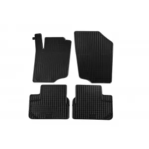 image-57-Specific rubber mats suitable for Peugeot 207 hatchback, wagon, convertible 2006-2012, 4-piece set, black color