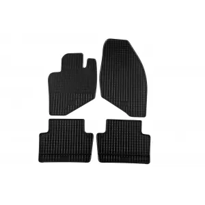 image-63-Specific rubber mats suitable for Volvo S80, S60, V70 2000-2007, 4-piece set, black color