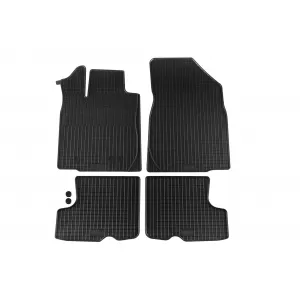 image-69-Specific rubber mats suitable for Dacia Sandero 2008-2012, Sandero after 2012, Sandero Stepway 2009-2012, 4-piece set, black color