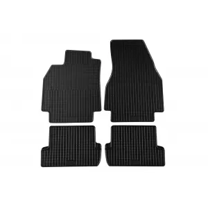 image-78-Specific rubber mats suitable for Renault Megane 2002-2009, 3-5 doors, 4-piece set, black color