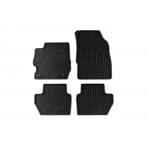 image-0-Specific rubber mats suitable for Ford Ka+ after 2016, 4-piece set, black color