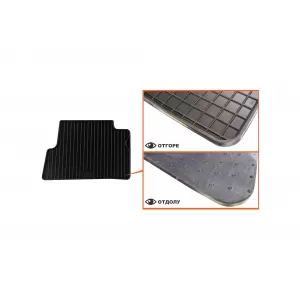 Mochete din cauciuc specifice, potrivite pentru Ford C-Max, Grand C-Max 2012-2015, set de 4 piese, culoare neagră-image-6220471