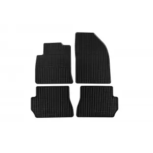 image-14-Specific rubber mats suitable for Ford Fiesta 2005-2008, Fusion 2005-2012, 4-piece set, black color
