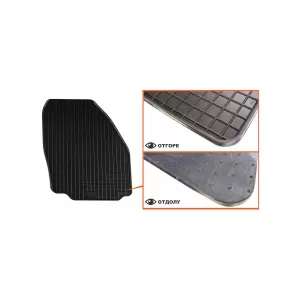 Mochete din cauciuc specifice, potrivite pentru Ford Galaxy, S-Max 2006-2015, set de 4 piese, culoare neagră-image-6220569