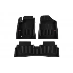image-20-Specific rubber mats suitable for Hyundai Kona Electric after 2022, 3-piece set, black color, with 24-month warranty