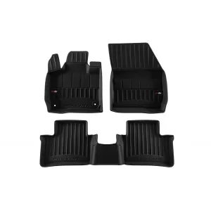image-21-Specific rubber mats suitable for Opel Astra Electric after 2022, 3-piece set, black color, with 24-month warranty