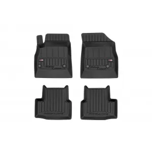 image-25-Specific rubber mats suitable for Opel Astra K 2015-2021, 4-piece set, black color, with 24-month warranty from Frogum 3D ProLine series.