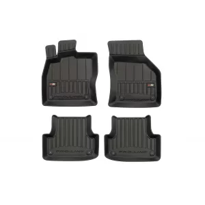 image-26-Specific rubber mats suitable for Audi A3 8V after 2012, 4-piece set, black color, with 24-month warranty