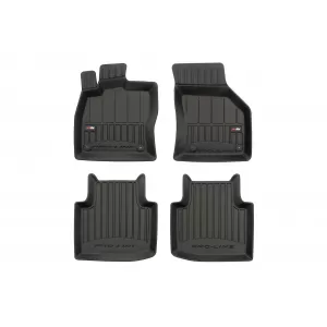 image-27-Specific rubber mats suitable for Skoda Superb after 2015, 4-piece set, black color, with 24-month warranty