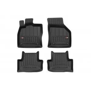 image-28-Specific rubber mats suitable for Skoda Karoq after 2017, 4-piece set, black color, with 24-month warranty