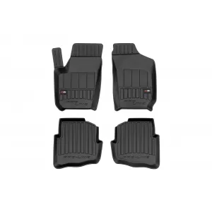 image-33-Specific rubber mats suitable for Skoda Fabia 1999-2008 from Frogum 3D ProLine series, 4-piece set, black color, with 24-month warranty