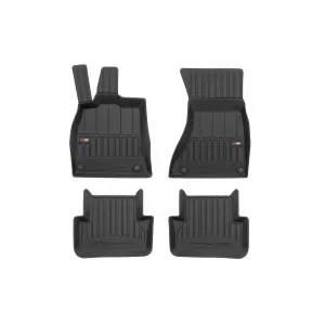 image-34-Specific rubber mats suitable for Audi A4 B8 sedan, wagon, Allroad 2008-2015, A5 Sportback 2009-2016, 4-piece set, black color, with 24-month warranty