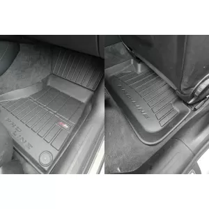 Mănuși din cauciuc specifice, potrivite pentru Audi A4 B8 sedan, wagon, Allroad 2008-2015, A5 Sportback 2009-2016, set de 4 piese, culoare neagră, cu garanție de 24 de luni-image-6220711