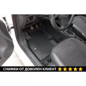 Mochete din cauciuc specifice din seria Frogum 3D ProLine, potrivite pentru Opel Corsa 2014-2019, Corsa D 2006-2014, set de 4 piese, culoare neagră, cu garanție de 24 de luni-image-6220745