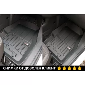 Mochete din cauciuc specifice din seria Frogum 3D ProLine, potrivite pentru Opel Corsa 2014-2019, Corsa D 2006-2014, set de 4 piese, culoare neagră, cu garanție de 24 de luni-image-6220746