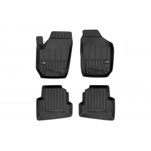 image-49-Frogum 3D ProLine méretpontos gumiszőnyeg garnitúra, Volkswagen Polo IV 2002-2008, Skoda Fabia 2007-2014, 4 részes, fekete, 24 hónap garancia