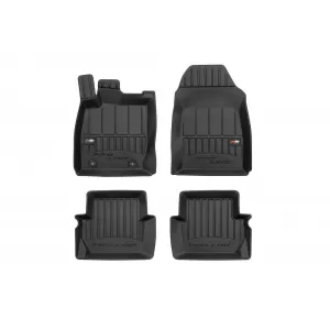 image-44-Specific rubber mats suitable for Ford Fiesta Mk VII after 2018, 4-piece set, black color, with 24-month warranty