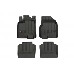 image-47-Specific rubber mats suitable for Nissan Qashqai I +2 2006-2013, 4-piece set, black color, with 24-month warranty from Frogum 3D ProLine series.