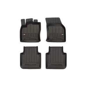 image-48-Specific rubber mats suitable for Frogum Seat Tarraco after 2018, Skoda Kodiaq after 2016, 4-piece set, black color, with 24-month warranty