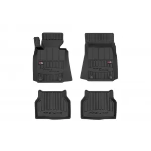 image-57-Specific rubber mats suitable for BMW 5 Series E39 1995-2003, 4-piece set, black color, with 24-month warranty