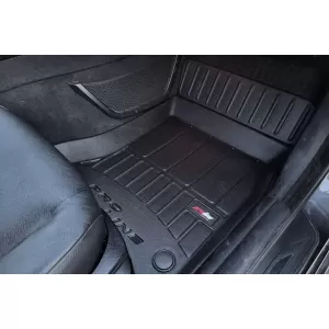 Mănuși de cauciuc specifice din seria Frogum 3D ProLine, potrivite pentru BMW Seria 5 F10, F11 2011-2015 X-Drive, set de 4 piese, culoare neagră, cu garanție de 24 de luni-image-6220920