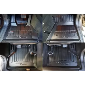 Maturi de cauciuc specifice potrivite pentru BMW X3 F25 2010-2017 din seria Frogum 3D ProLine, set de 4 piese, culoare neagră, cu garanție de 24 de luni-image-6220943