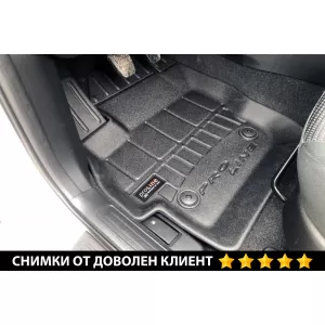 Mochete din cauciuc specifice, potrivite pentru Mazda 3 2009-2013, din seria Frogum 3D ProLine, set de 4 piese, culoare neagră, cu garanție de 24 de luni-image-6220960