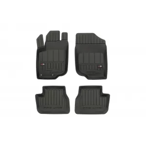 image-64-Specific rubber mats suitable for Peugeot 207 2006-2012, 4-piece set, black color, with 24-month warranty