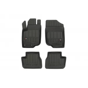 Mochete de cauciuc specifice, potrivite pentru Peugeot 207 2006-2012, set de 4 piese, culoare neagră, cu garanție de 24 de luni-image-6220969