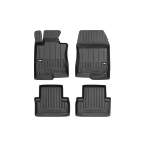 image-66-Specific rubber mats suitable for Honda Accord VIII 2008-2015, 4-piece set, black color, with 24-month warranty