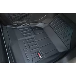 Mănuși de cauciuc specifice, potrivite pentru Chevrolet Captiva 2006-2015, set de 3 piese, culoare neagră, cu garanție de 24 de luni din seria Frogum 3D ProLine.-image-6221045