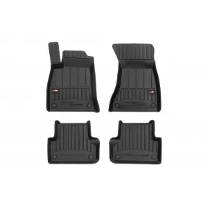 image-78-Specific rubber mats suitable for Audi A4 B9 after 2016, 4-piece set, black color, with 24-month warranty