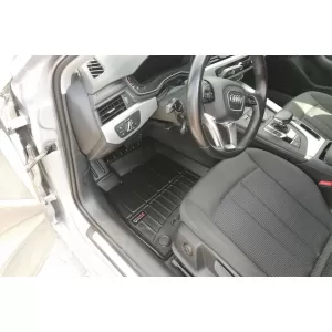 Mănuși de cauciuc specifice potrivite pentru Audi A4 B9 după 2016, set de 4 piese, culoare neagră, cu garanție de 24 de luni-image-6221066