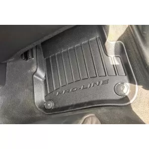 Mochete din cauciuc specifice, potrivite pentru Audi A6 2004-2006, set de 4 piese, culoare neagră, cu garanție de 24 de luni din seria Frogum 3D ProLine.-image-6221095